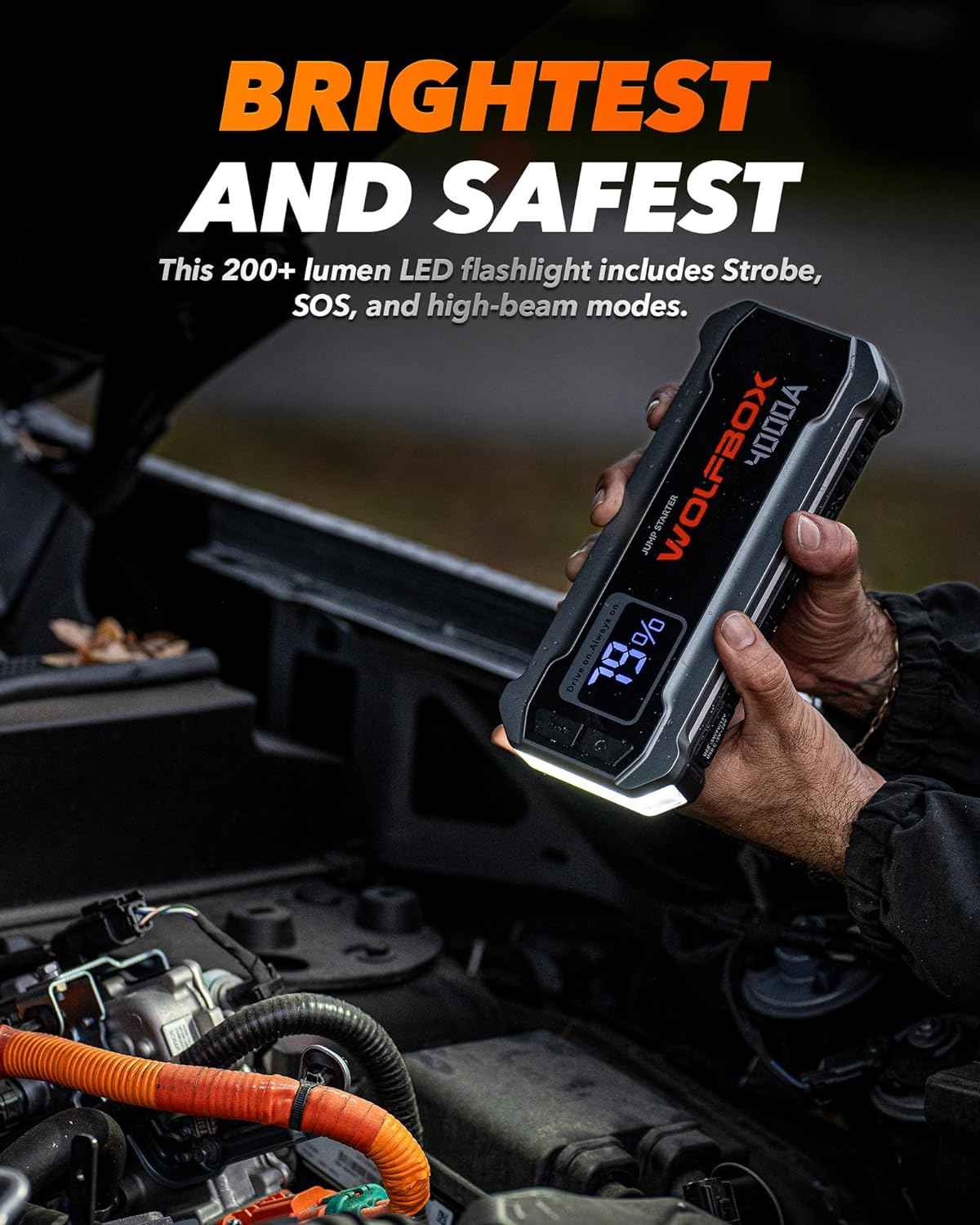 WOLFBOX MV24 with Jumper Cables