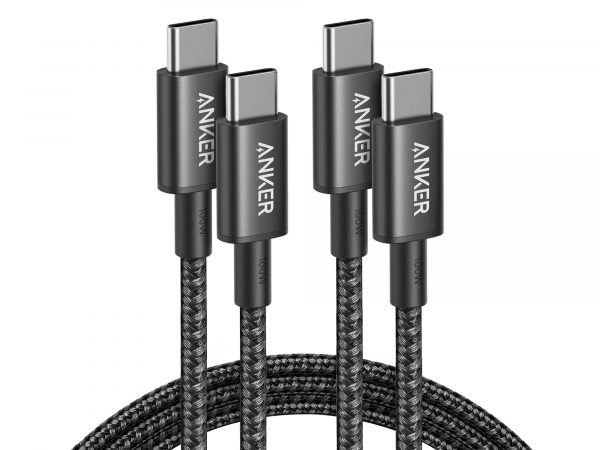 Anker USB-C to USB-C 100W cable 2-pack black braided product image