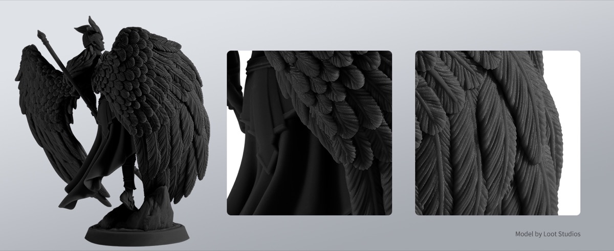 ANYCUBIC Tough Resin 2.0 print sample showing smooth surface finish and fine details