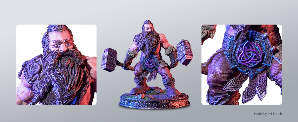 ANYCUBIC Tough Resin 2.0 dimensional accuracy and detail fidelity