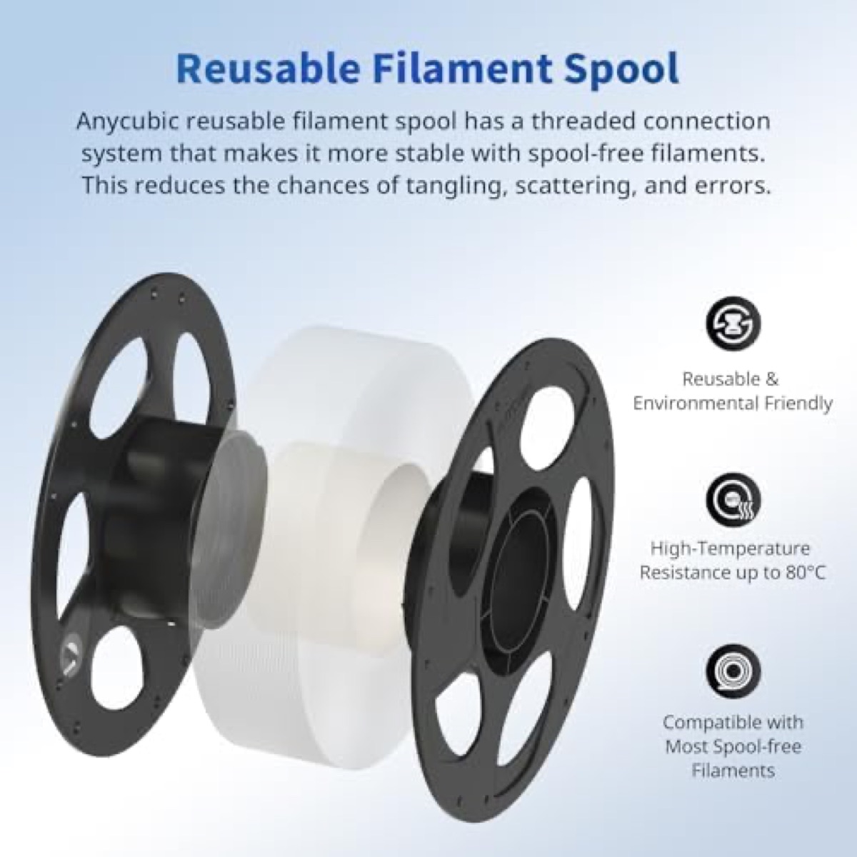 ANYCUBIC PLA filament spool close-up