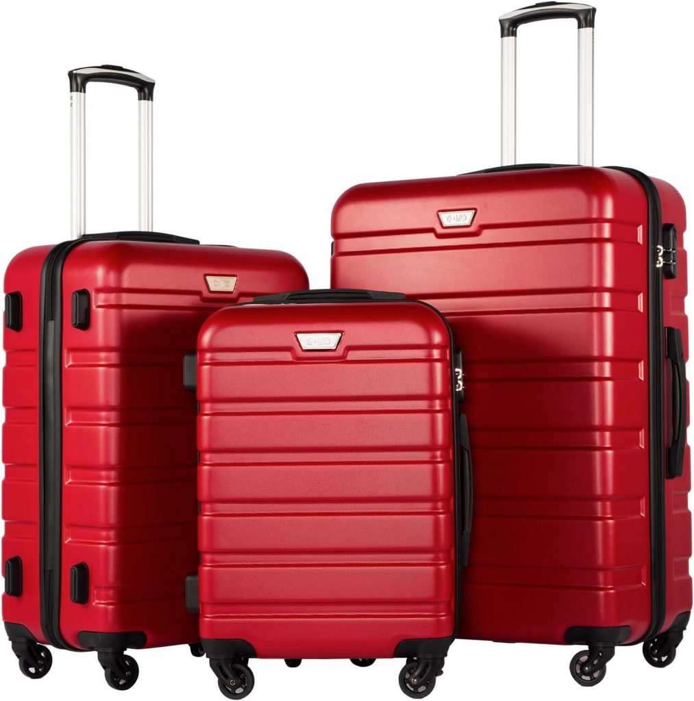 Coolife 3-Piece Luggage Set