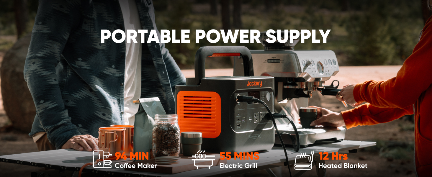 Jackery Explorer 1000 v2 solar generator for camping and emergencies image