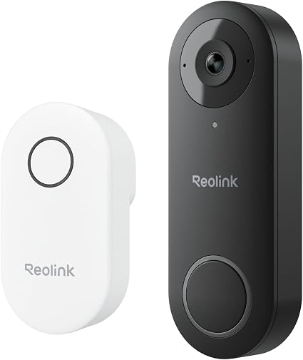 Reolink Video Doorbell WiFi 2K wired doorbell camera front product image