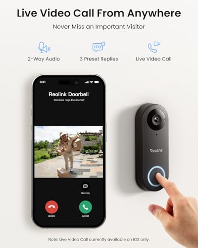 Reolink Video Doorbell WiFi 5GHz and 2.4GHz dual-band WiFi feature image