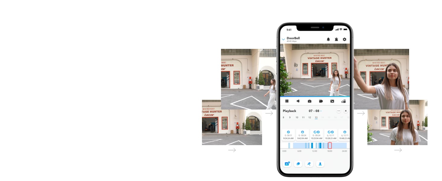 Reolink Video Doorbell WiFi 6-second pre-motion recording feature image