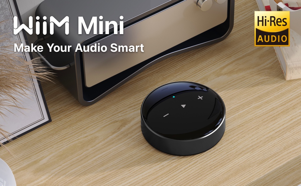 WiiM Mini home audio streaming setup image