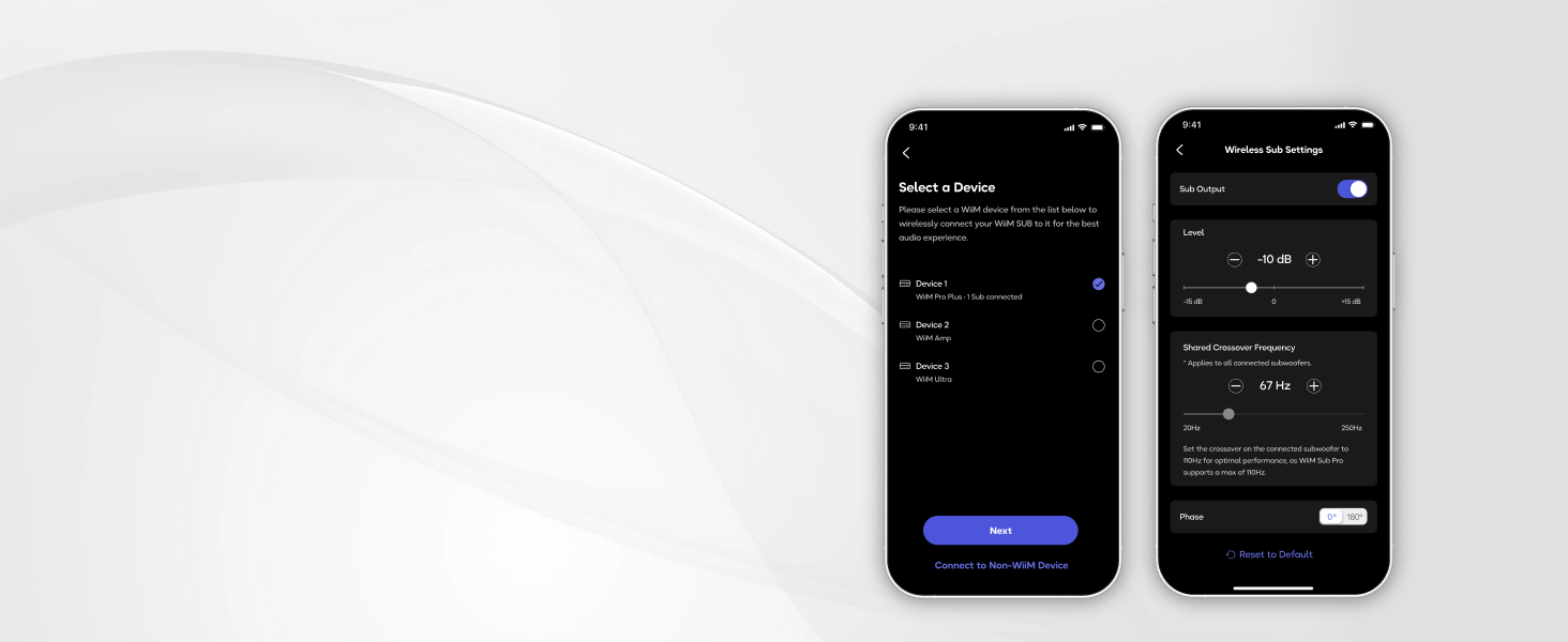 WiiM Sub Pro AI RoomFit calibration feature image